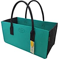 Los mejores  - RAIKOU Bolso de Fieltro - Bolsa para leña de Fieltro- Bolsa de Compras- Cesta para la Colada- Bolso para Chimenea- Cesta…